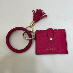 NANETTE LEPORE WRISTLET IN FUCHSIA